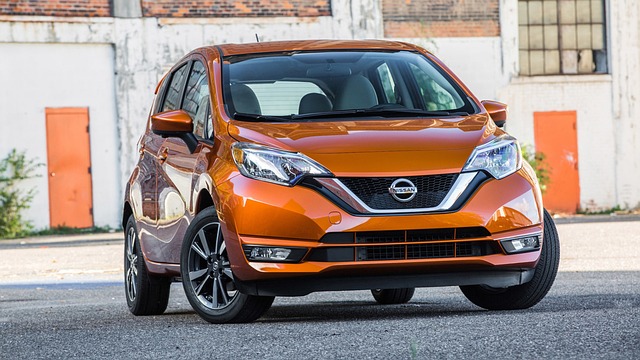 Nissan note brown orange