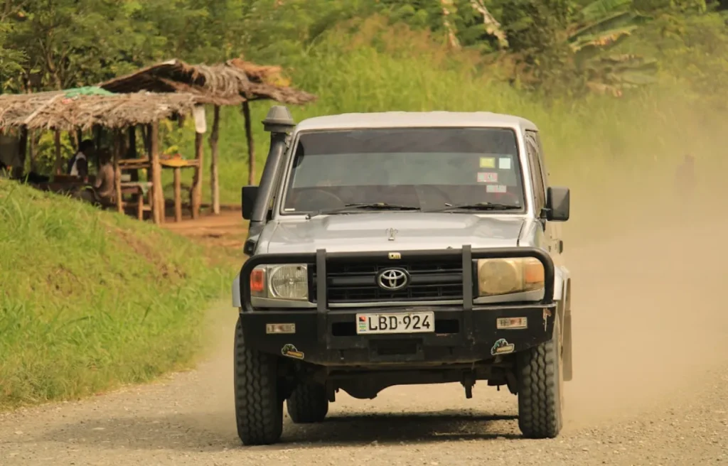 used toyota land cruiser rural area